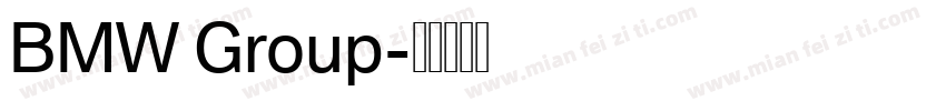 BMW Group字体转换